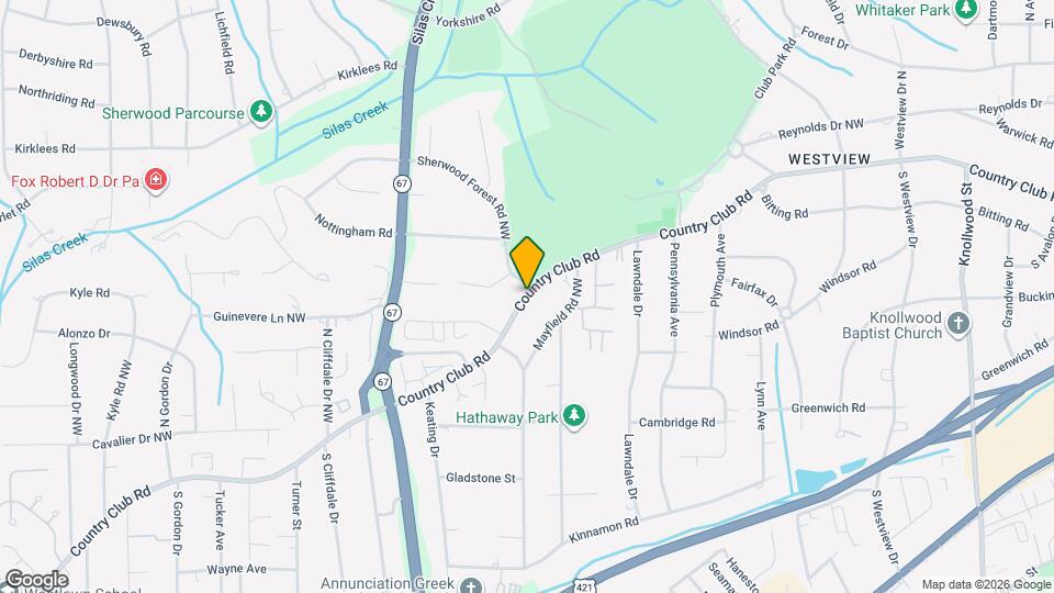 3346 Country Club Rd Map and Location Details