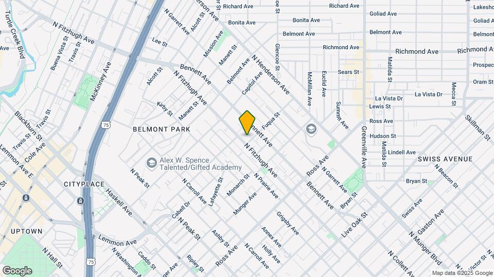2100 N Fitzhugh Ave Map and Location Details
