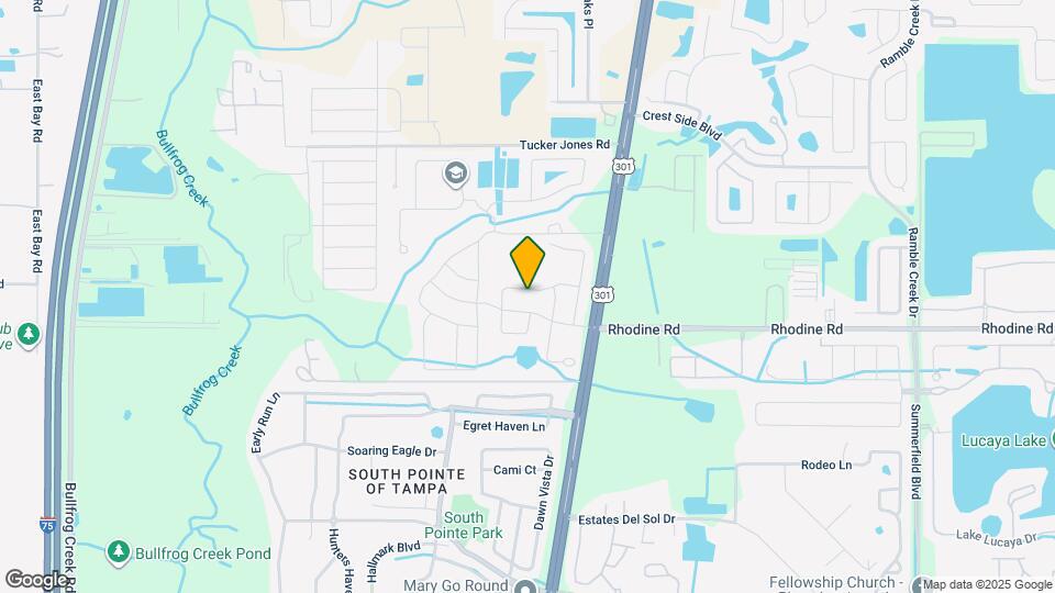 10529 Whispering Hammock Dr Mapa y Detalles de la Ubicación