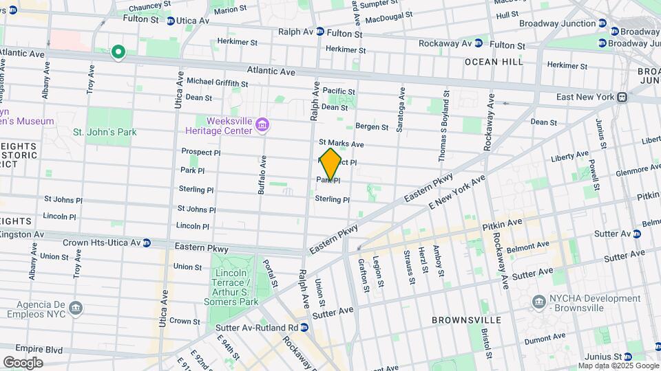 1702 Park Pl Map and Location Details