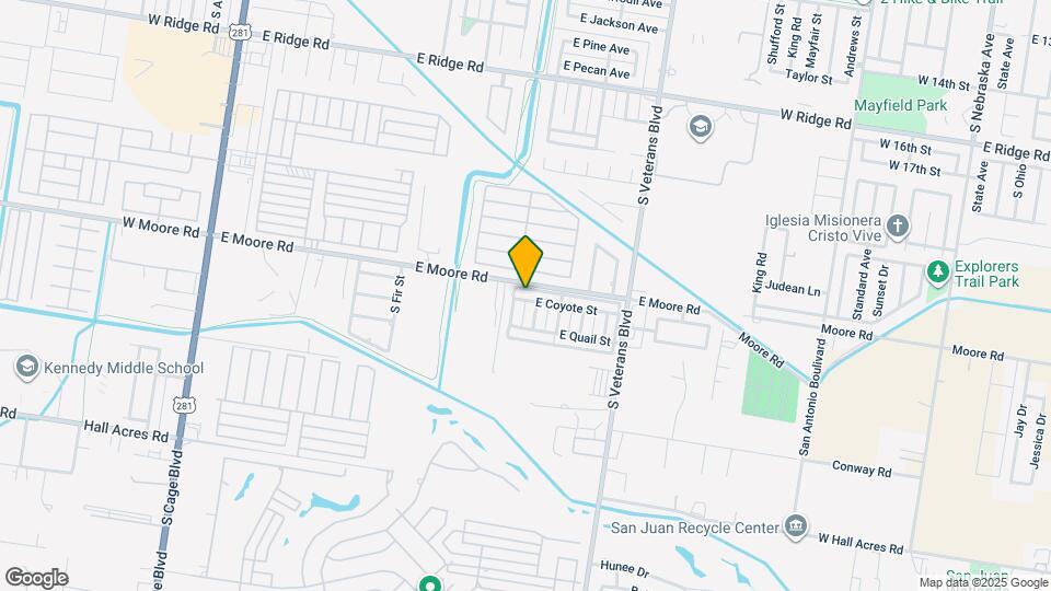 1303 E Coyote St Map and Location Details