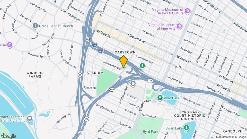 3200 Rosewood Ave Map and Location Details