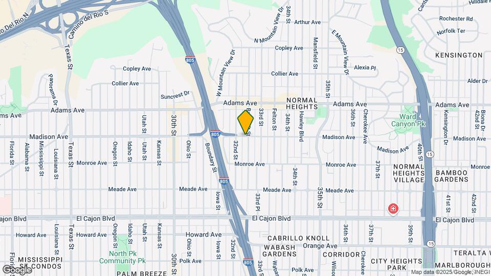 4594 Bancroft St Map and Location Details