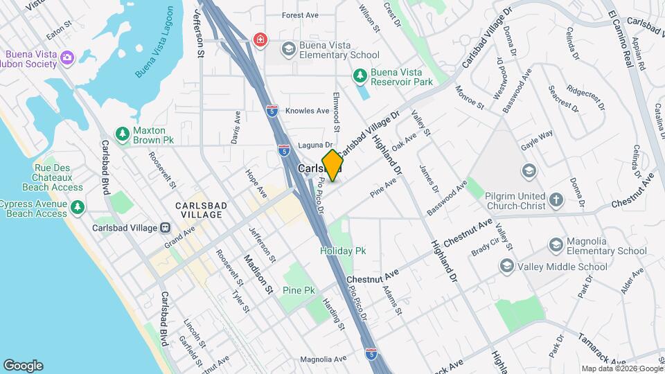 1158 Oak Ave Map and Location Details