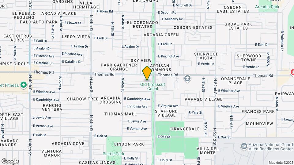 4728 E Edgemont Ave Map and Location Details