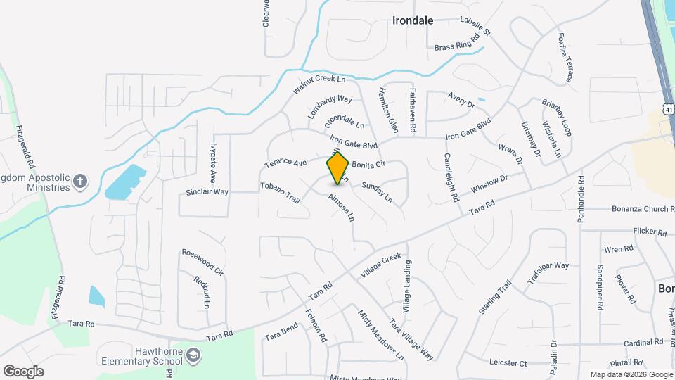 10484 Almosa Ln Map and Location Details