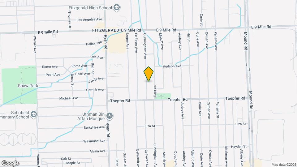 22000 Cunningham Ave Map and Location Details