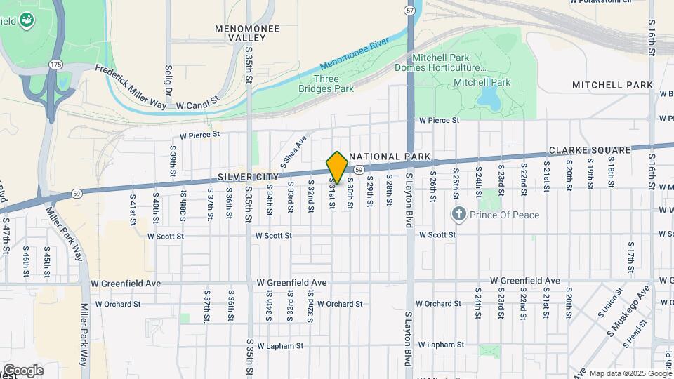 934 S 31st St Map and Location Details