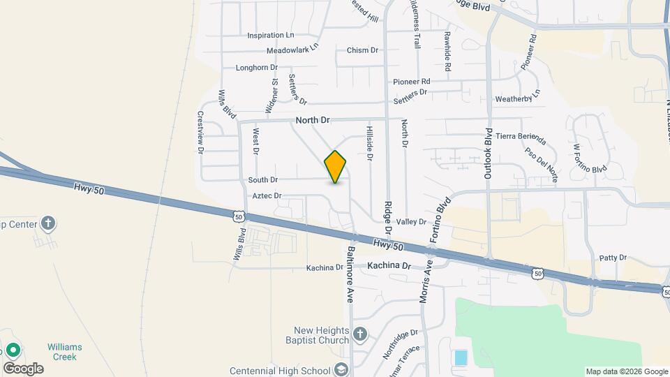 2145 Aztec Dr Map and Location Details