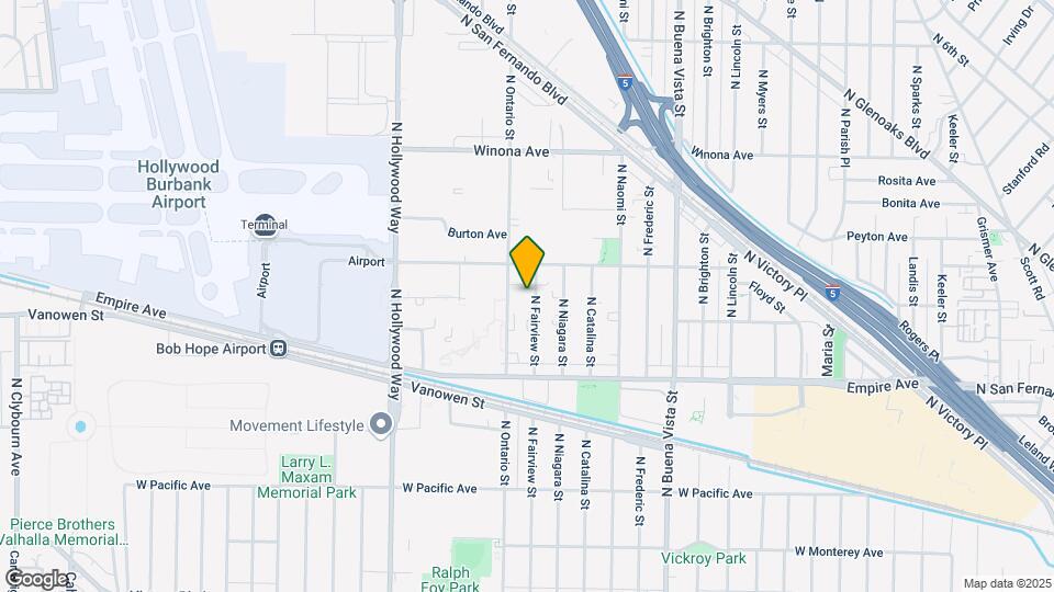 2321 N Fairview St Map and Location Details
