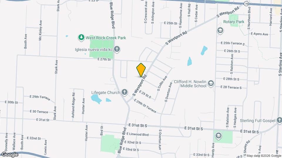 2728 S Westport Rd Map and Location Details