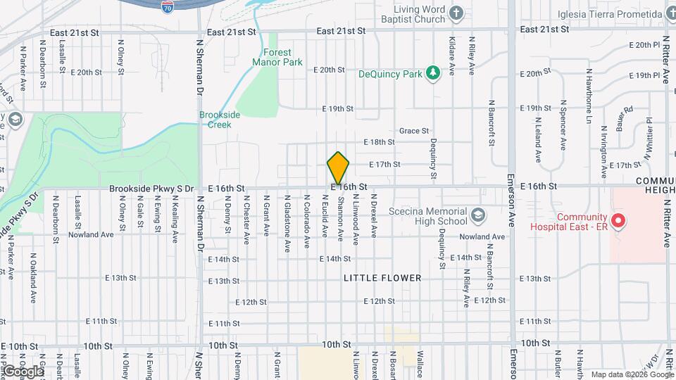 4419 E 16th St Mapa y Detalles de la Ubicación
