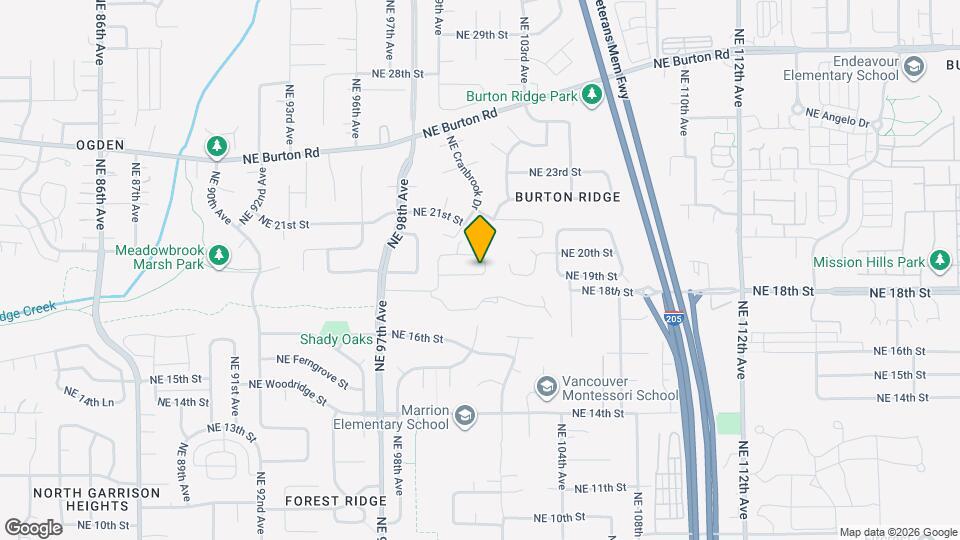 10032 NE 19th St Map and Location Details