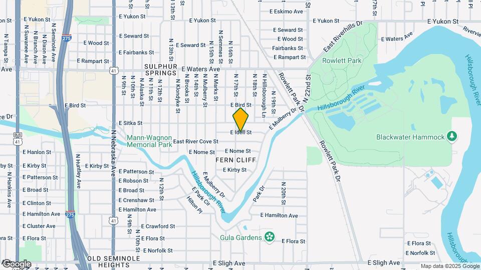 1705 E Idell St Map and Location Details