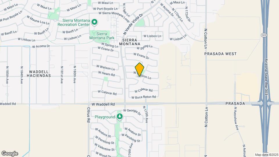 17544 W Hearn Rd Map and Location Details