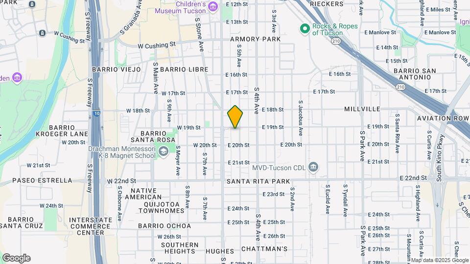 906-912 S 5th Ave Map and Location Details
