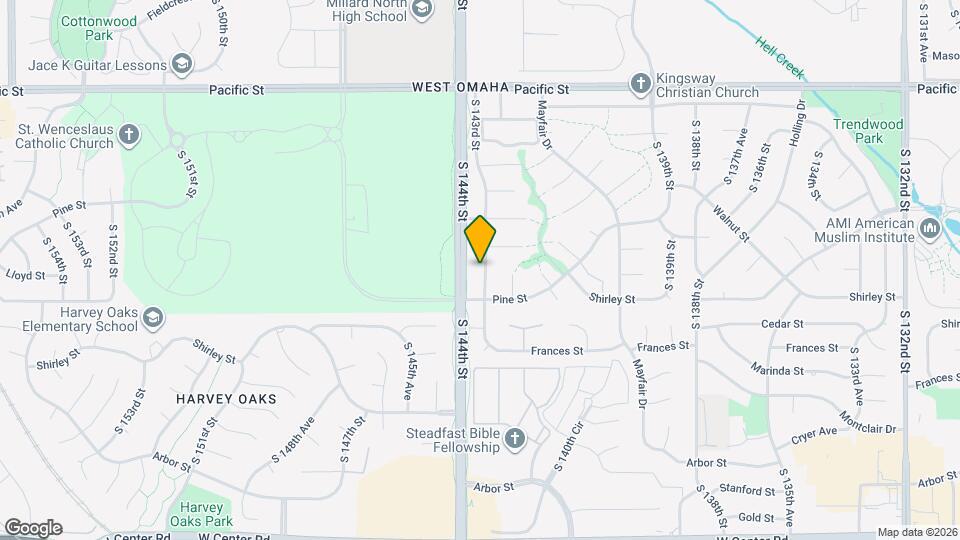 1524 S 143rd St Map and Location Details