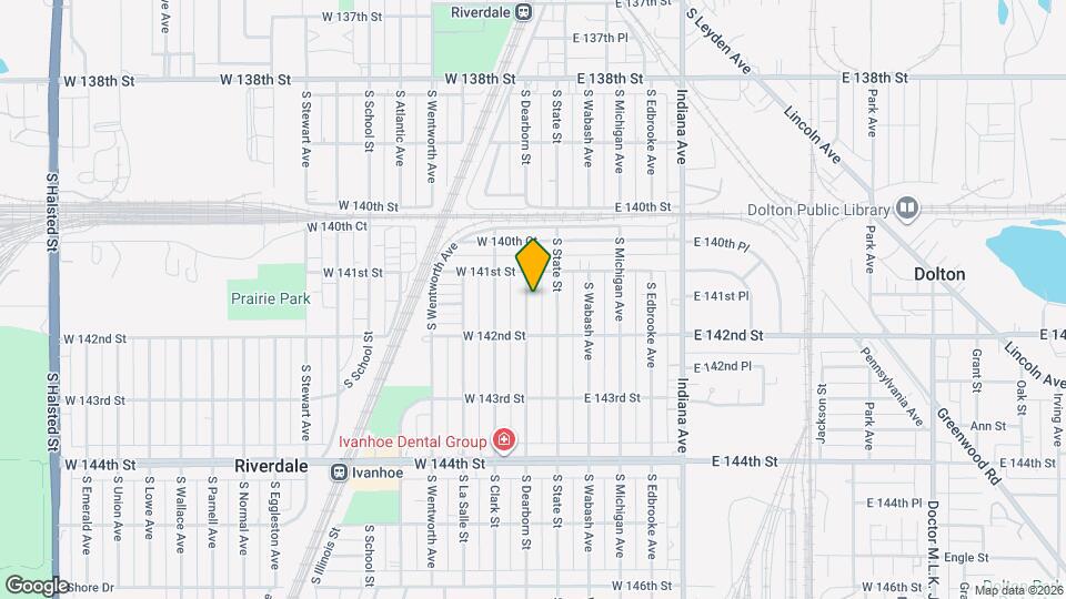 14115 S Dearborn St Mapa y Detalles de la Ubicación