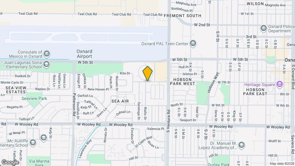 1750 W 7th St Map and Location Details