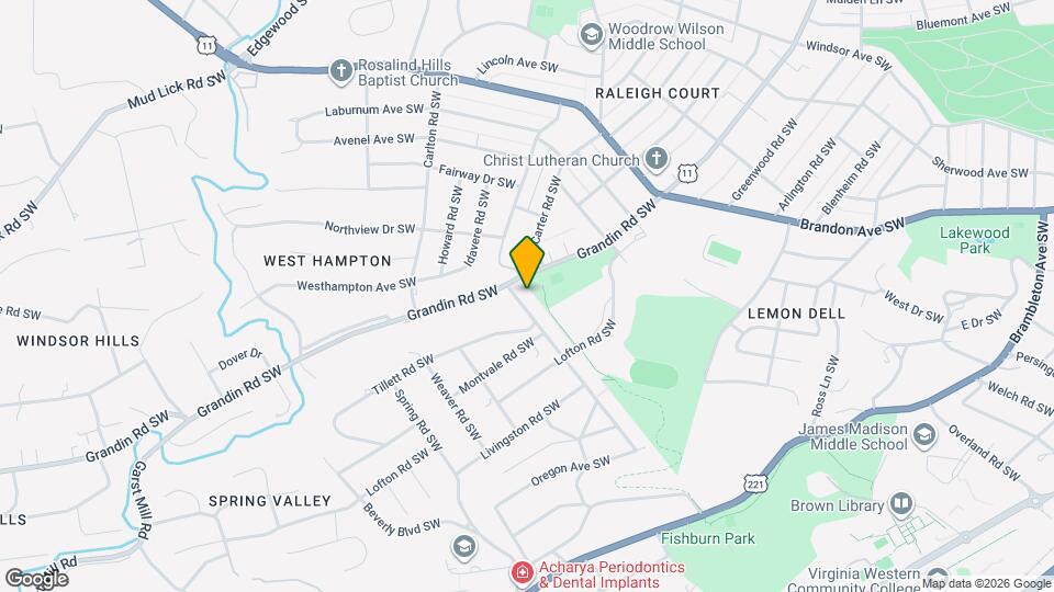 2420 Guilford Ave SW Map and Location Details