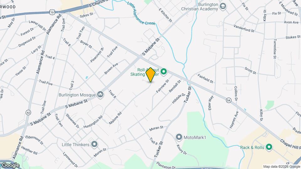 1745 Malone Rd Map and Location Details