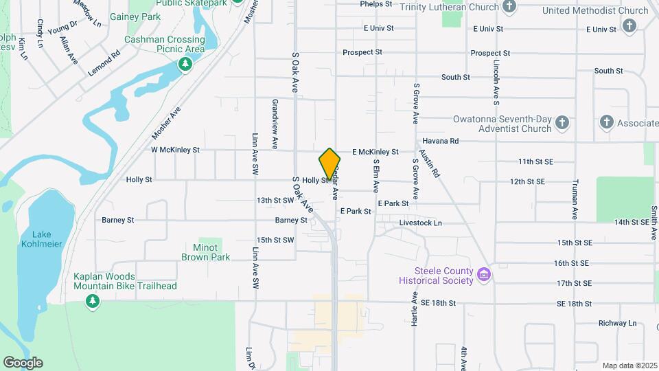 1204 S Cedar Ave Map and Location Details