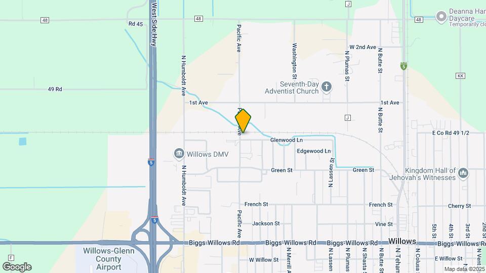 1095 Glenwood Ln Map and Location Details