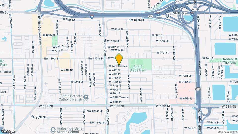 2682 W 74th Terrace Map and Location Details