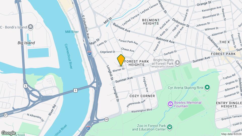 52 Warner St Map and Location Details