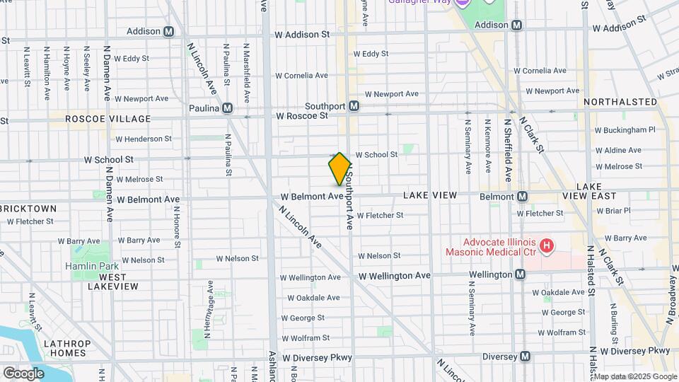 1410 W Belmont Ave, Unit 2 Map and Location Details