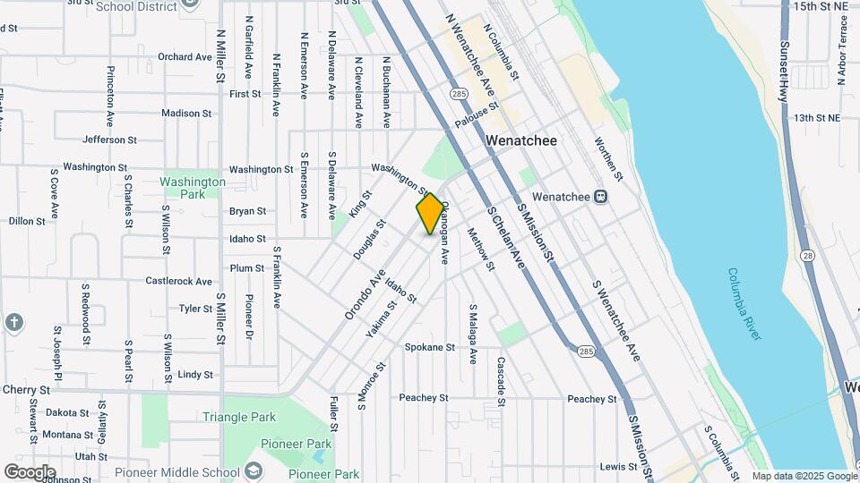 412 Yakima St, Unit A Map and Location Details