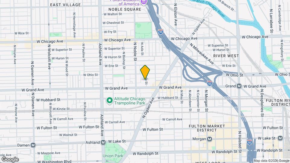 520 N Ada St, Unit Garden Mapa y Detalles de la Ubicación