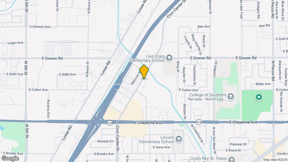 3440 Civic Center Dr Map and Location Details