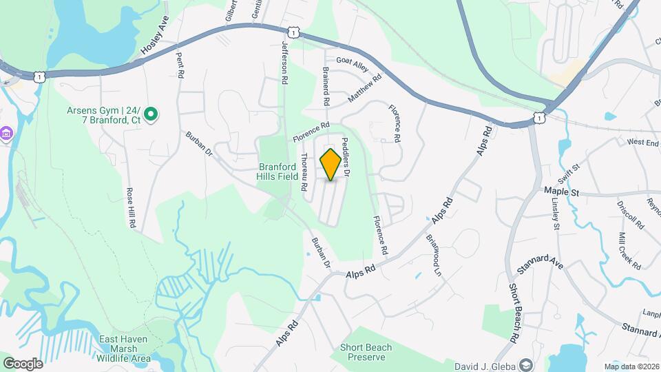 609 Longfellow Dr Mapa y Detalles de la Ubicación