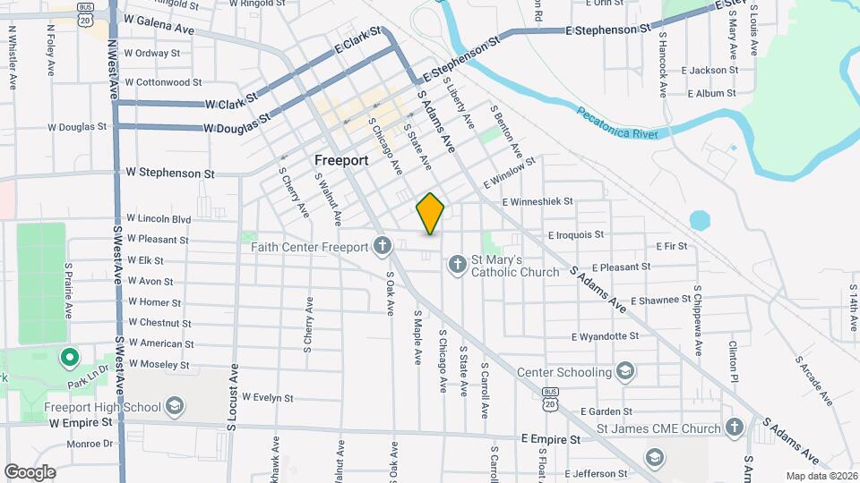15 W Iroquois St Map and Location Details