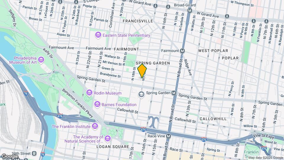 552 N 17th St Map and Location Details