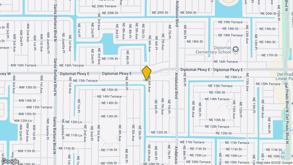 530 NE 15th Terrace Mapa y Detalles de la Ubicación