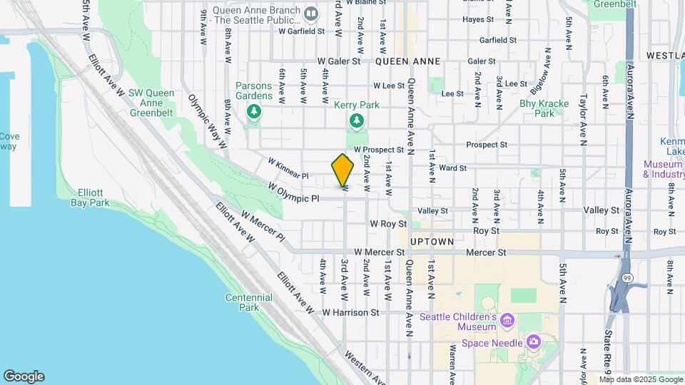 302 W Olympic Pl Map and Location Details