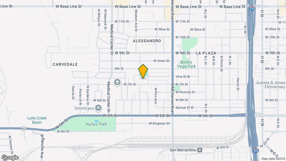 1486 W 7th St Mapa y Detalles de la Ubicación