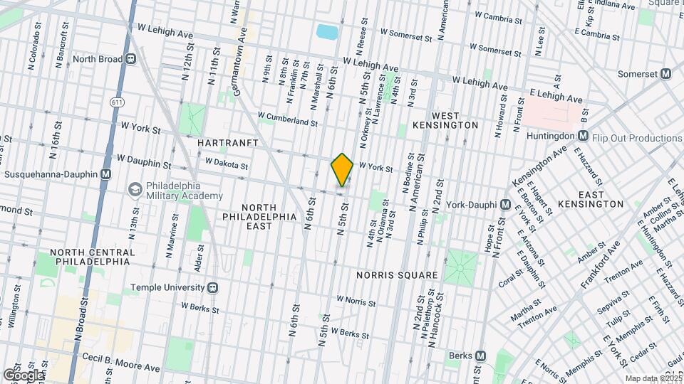 507 W Dauphin St Map and Location Details