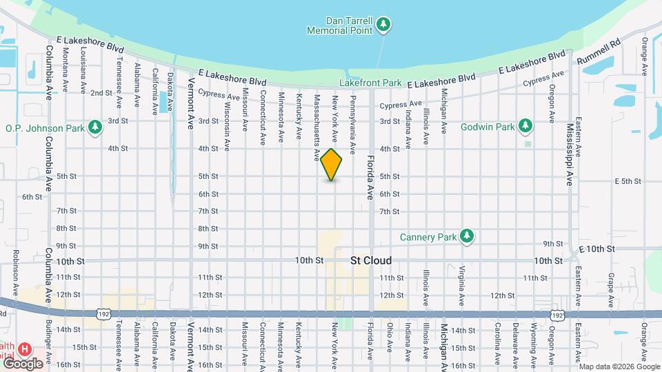 514 New York Ave Map and Location Details