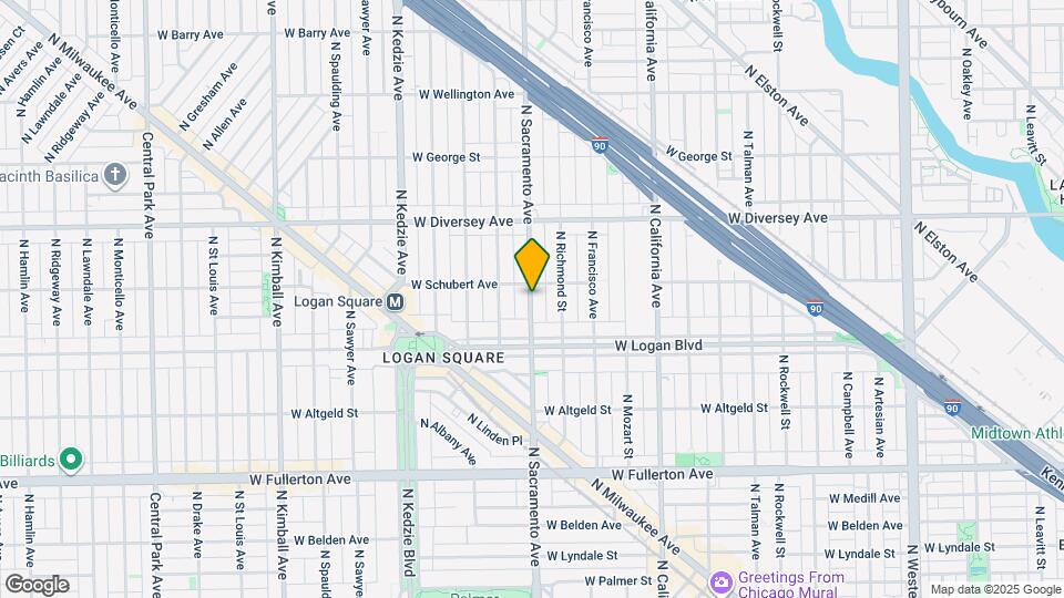 2647 N Sacramento Ave Map and Location Details