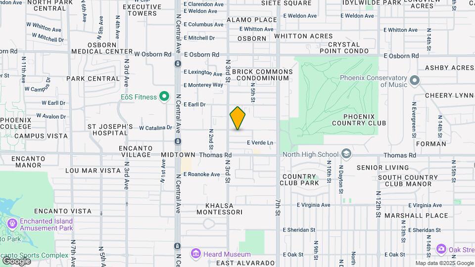 317 E Catalina Dr Map and Location Details