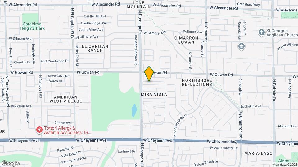 8456 Indigo Sky Ave Map and Location Details