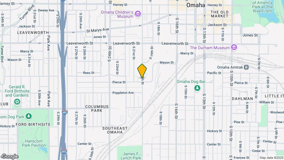 1104 S 20th St Mapa y Detalles de la Ubicación