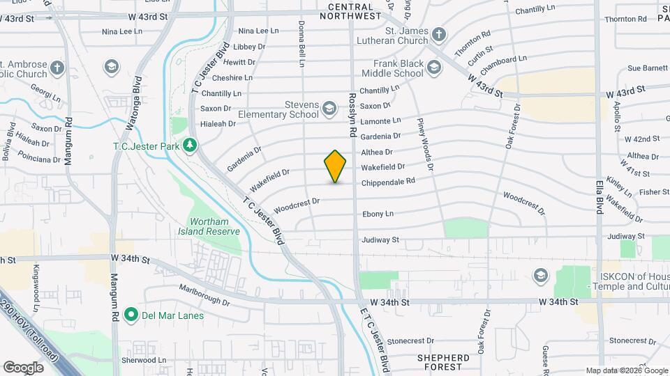 1823 Chippendale Rd Map and Location Details