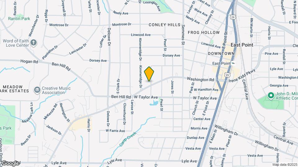 1939 Washington Rd Map and Location Details