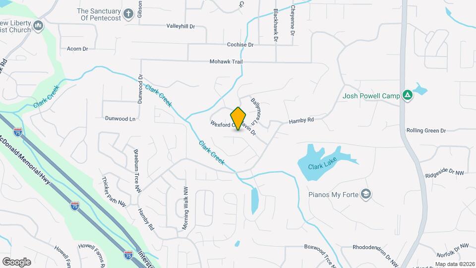 1778 Ascot Run NW Mapa y Detalles de la Ubicación