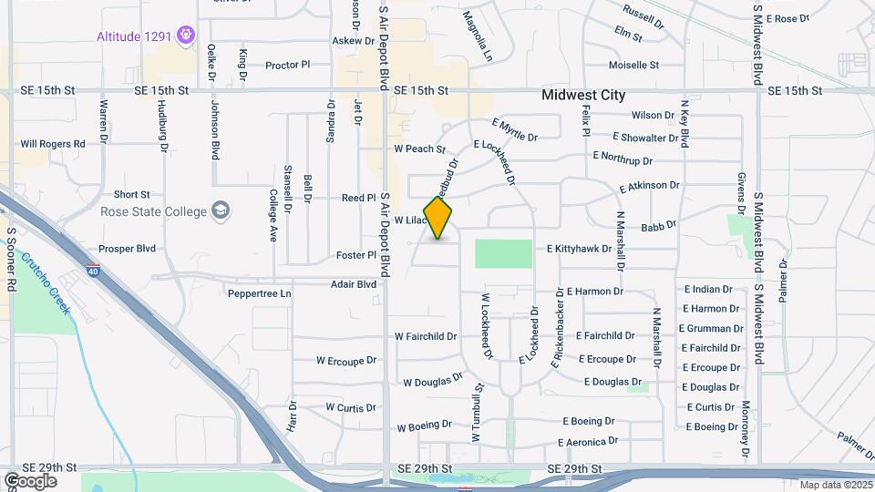 210 W Kittyhawk Dr Map and Location Details