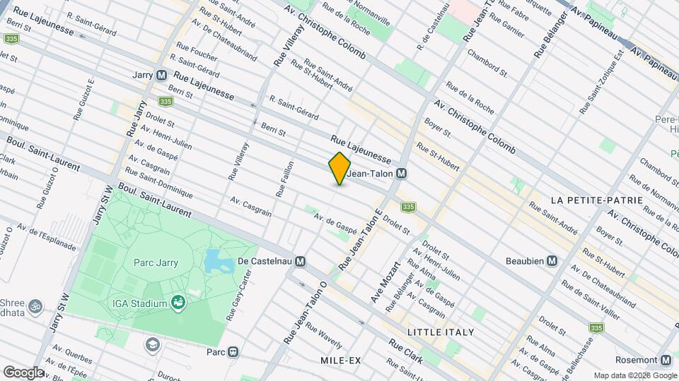 350 De Castelnau Rue E Map and Location Details